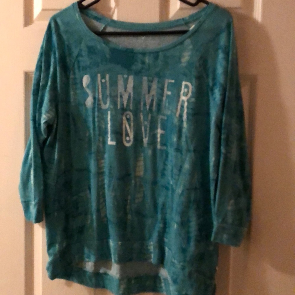 American Eagle 3/4 length sleeve shirt